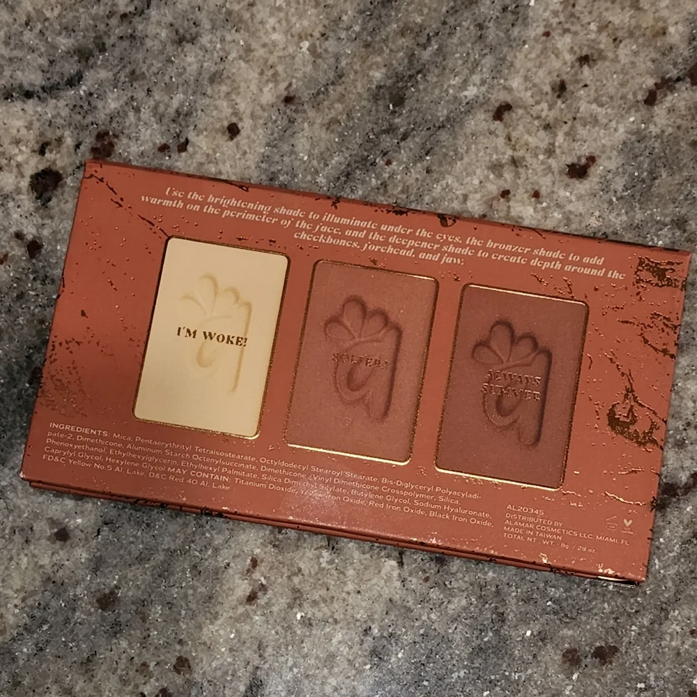 Brand NEW》Alamar ☆ Hydrating Brighten & Bronze Complexion Trio (Medium/Tan)
